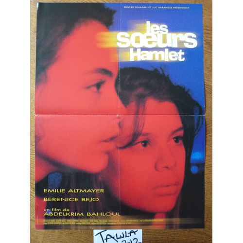 Les Soeurs Hamlet De Abdelkrim Bahloul Avec Bérénice Béjo - Affiche Originale De Cinéma 160 X 118 Cm