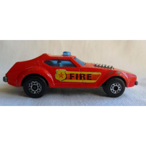 Voiture Miniature Métal/Plastique Matchbox Fire Chief N° 64 - Lesney Superfast (Super Fast) 1976. 