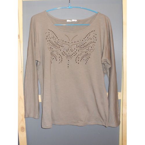 T-Shirt "" Promod "", Vert Kaki, T2