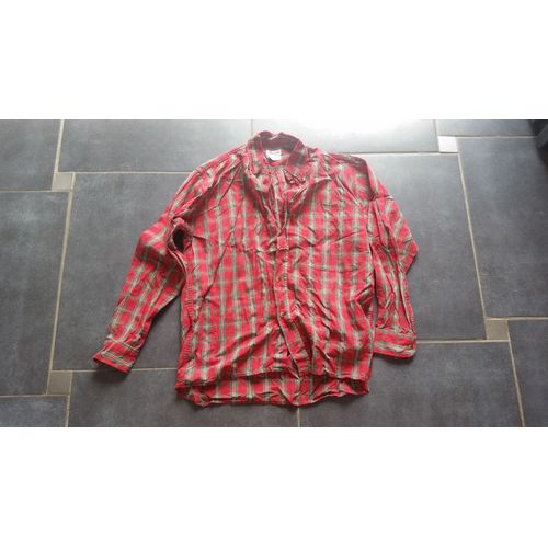 Chemise Pacific À Carreaux Rouge Vert S