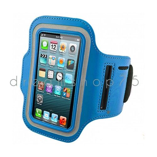 Housse Coque Etui Brassard De Sport Running Iphone 5/5s Bleu Dreamshop75®