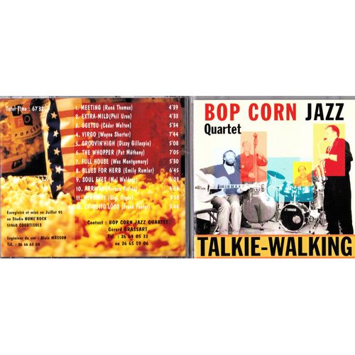 Bop Corn Jazz Quartet Talkie-Walking Guy Chobeau Alain Pollonni Gérard Grassart Jm Roubach