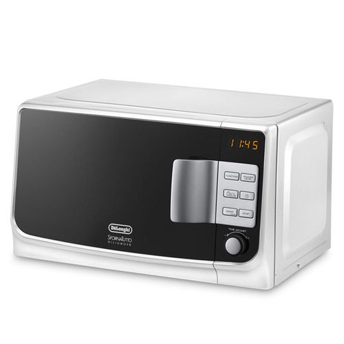 De'Longhi SfornaTutto MW20 - Four micro-ondes monofonction - pose libre - 20 litres - 1050 Watt - blanc