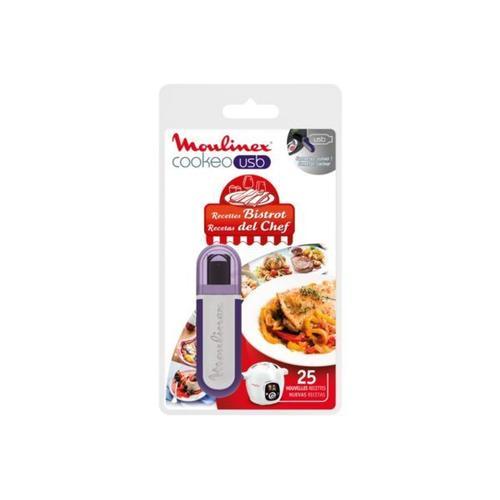 Clé USB Cookéo 25 recettes BISTROT Moulinex XA600411