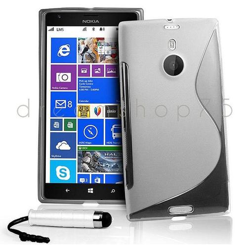 Coque Housse Etui Silicone Sline Nokia Lumia 1520 Transparent Dreamshop75®