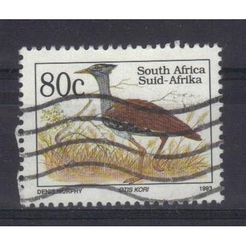 Afrique Du Sud 1993 : Oiseau : Otis Kori - Timbre Oblitéré