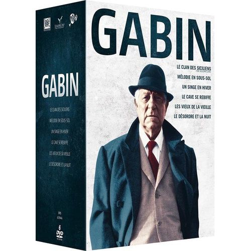 Jean Gabin - Coffret 6 Films : Le Cave Se Rebiffe + Le Clan Des Siciliens + Mélodie En Sous-Sol + Le Désordre Et La Nuit + Un Singe En Hiver + Les Vieux De La Vieille - Pack