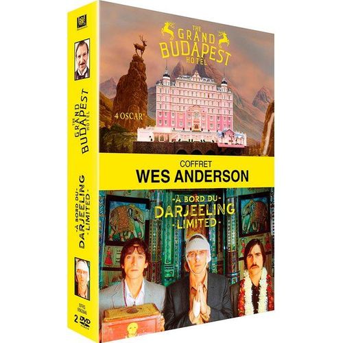 Wes Anderson : The Grand Budapest Hotel + A Bord Du Darjeeling Limited - Pack