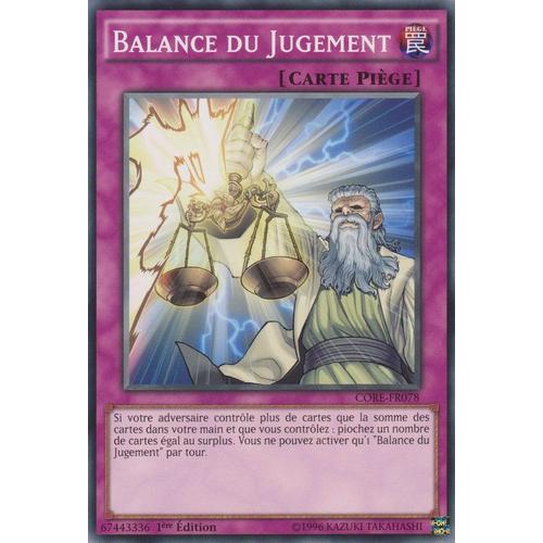 Yu Gi Oh! - Core-Fr078 Balance Du Jugement