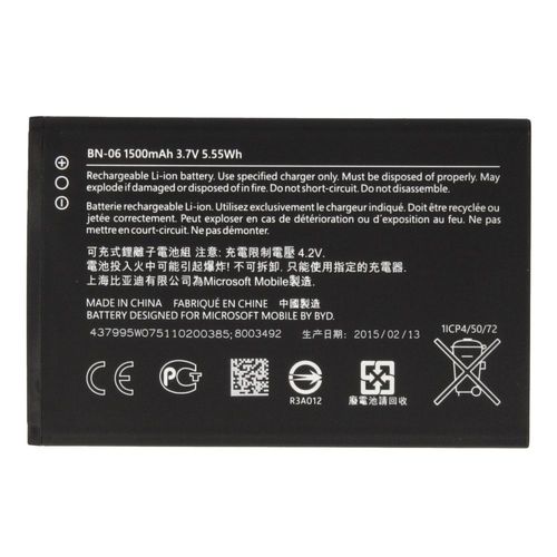 Bn-06 Batterie Origine Microsoft Lumia 430 De 1500 Mah