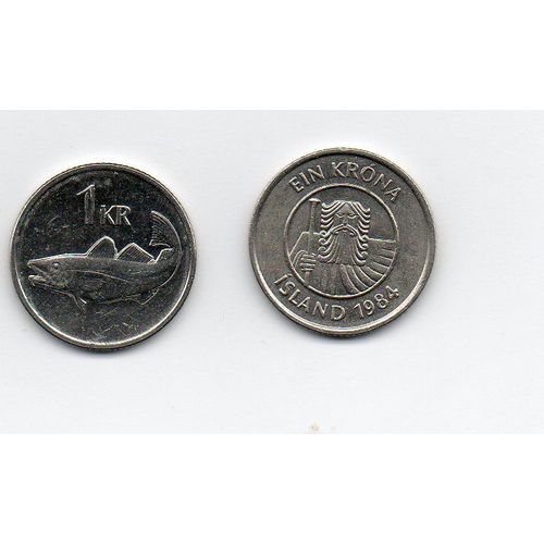 Islande 1 Krona 1984
