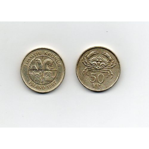 Islande 50 Kronur 1987