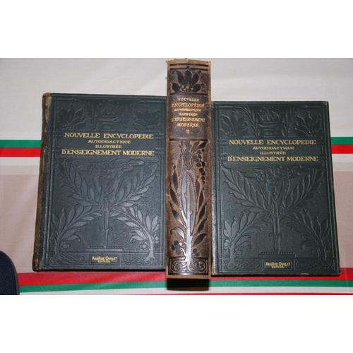 Nouvelle Encyclopédie Autodidactique Illustrée D'enseignement Moderne (3 Volumes)