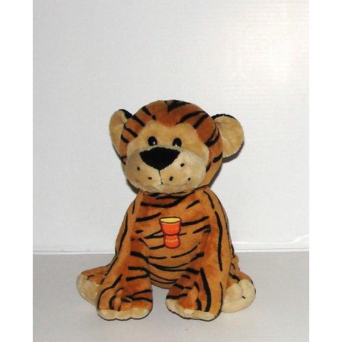 Safarinou Tigre Sonore Peluche Collection Safari Gipsy