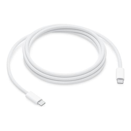 Apple - Câble USB - 24 pin USB-C (M) pour 24 pin USB-C (M) - 2 m - jusqu'à 240 W de puissance