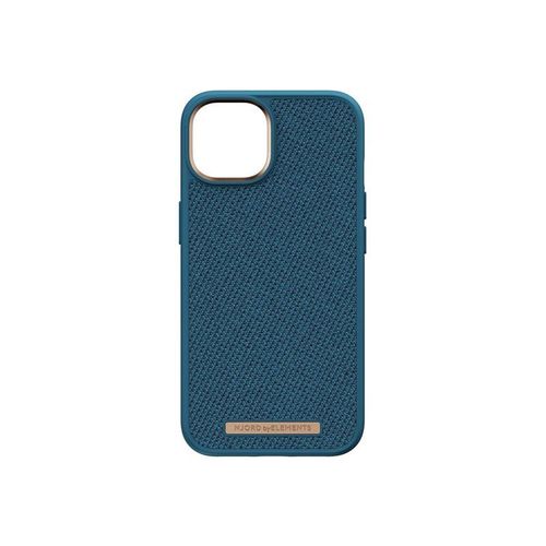 Njorð Byelements - Coque De Protection Pour Téléphone Portable - Compatibilité Avec Magsafe - Plastique, Tissu Ton Sur Ton - Bleu Océan - Pour Apple Iphone 14 Plus