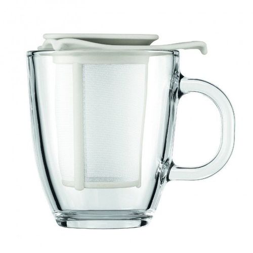 Set Mug En Verre 0.35l Et Son Filtre En Nylon Blanc K11239-913 Yo-Yo Set