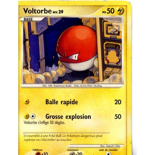 Pokemon - Voltorbe - Base - Niv. 29 - 50 Pv - 117/132
