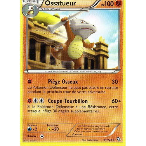 Carte Pokemon - Ossatueur 100pv 61/124