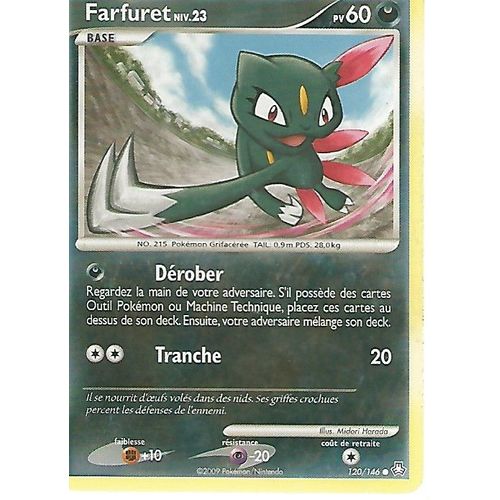 Pokémon - Farfuret Niv.23 - Pv60 - 120/146