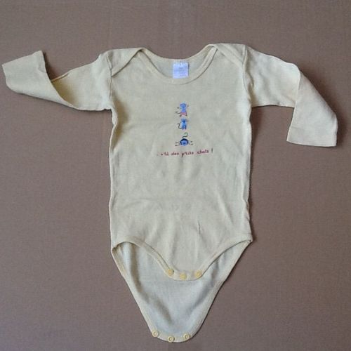 Body Jaune Chats 18 Mois