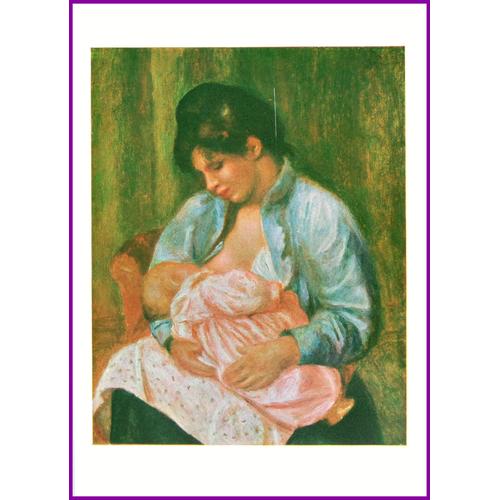 Renoir Enfance 4 Cartes Postales Tableaux Peinture Reproduction
