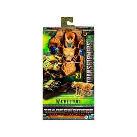 Set Transformers Rise Of Beasts : Cheetor 28 Cm - 2 En 1 - Robot Transformable En Guepard En 7 Etapes + 1 Carte Animal