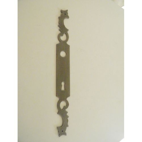 BOUVET 310x33 Entrée Aquitaine fer vernis pour serrure verticale à droite