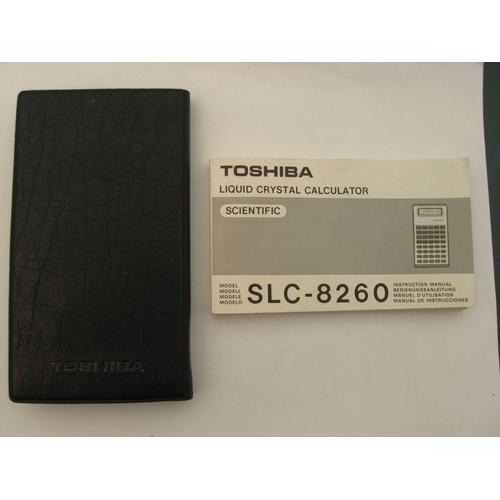 Calculatrice Toshiba SLC-8260