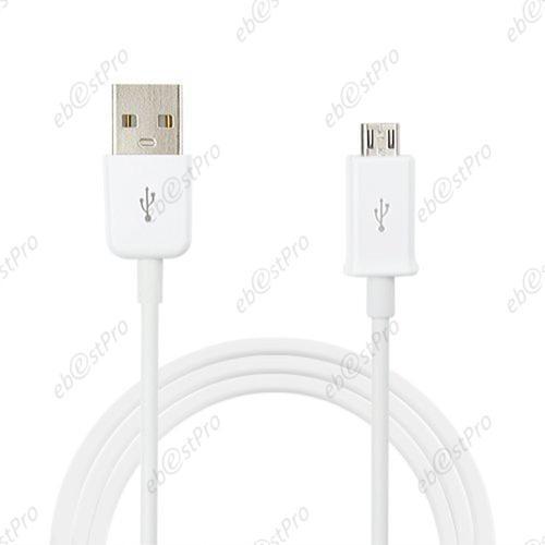 ebestStar ®Câble Micro USB 2.0 Donnée et Recharge Data Chargeur Universel pour Tablettes et Smartphones, Couleur Blanc