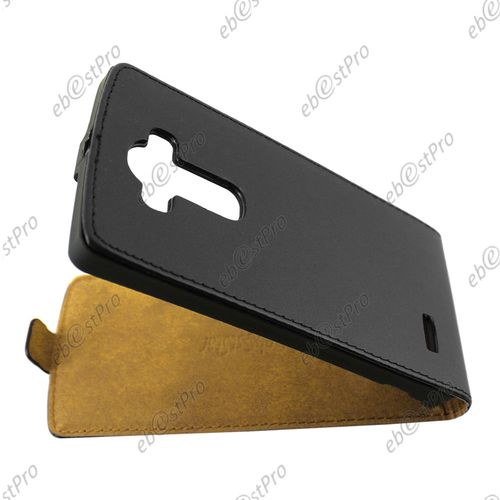 Ebeststar ® Etui En Pu Cuir Clapet Ultra Fine Housse Coque Pour Lg G4 H815, G4 Dual-Lte, Couleur Noir + Film Protection D'écran