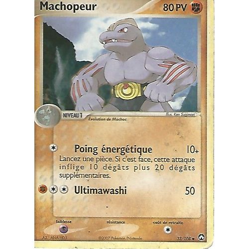 Pokémon - Machopeur - 80pv - 33/108