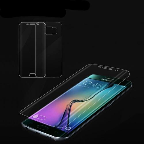 Film De Protection Écran Intégral Total Incurvé Courbé Pour Samsung Galaxy S6 Edge + 1 Film Arrière