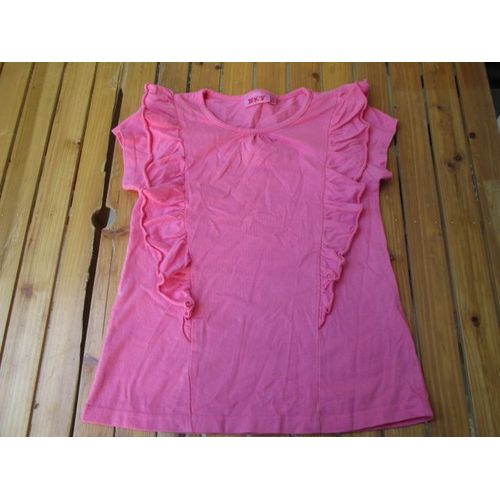 T-Shirt Frou Frou Rose Taille 8 Ans