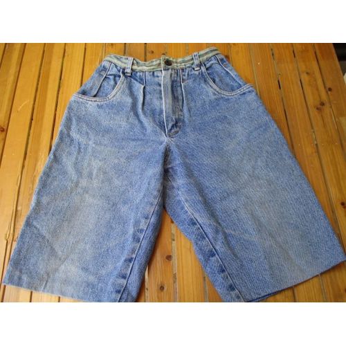 Pantacourt Bermuda Jean Taille12 Ans