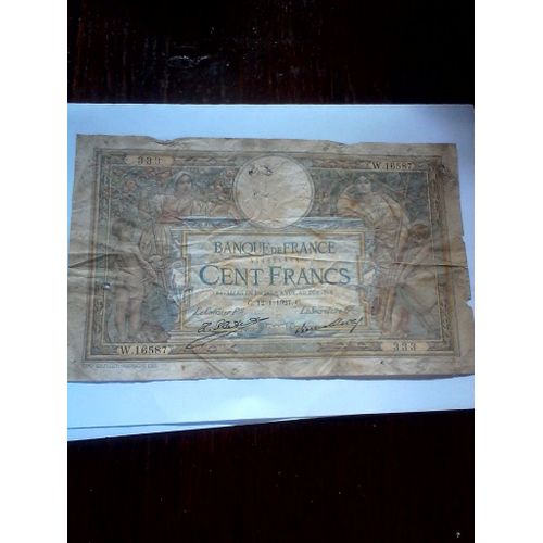 Billet 100 Francs 1927