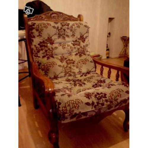 Fauteuil Salon Bois Rustique