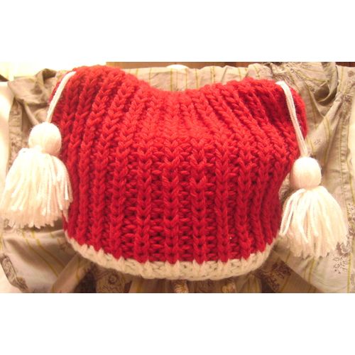 Bonnet De Noel Avec Pompons