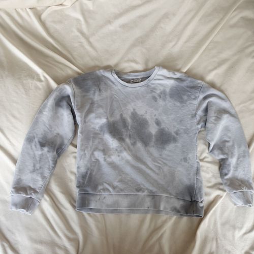 Sweat Gémo Taille 12 Ans, Tacheté Gris En Très Bon État.