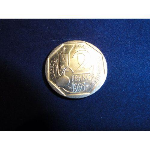 Pièce 2 Francs 1995 Louis Pasteur