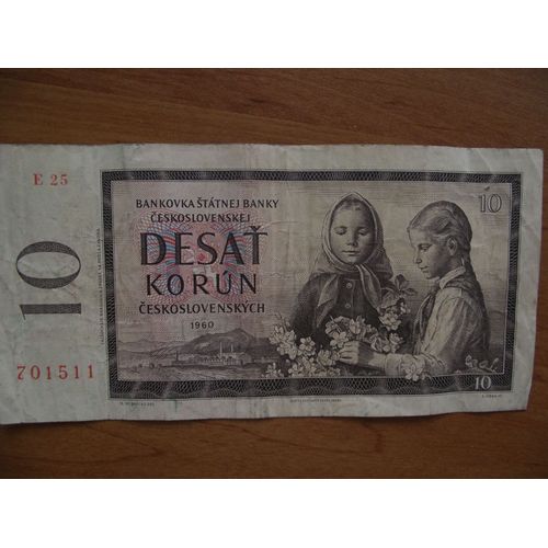 Billet De 10 Couronnes Tchécoslovaques