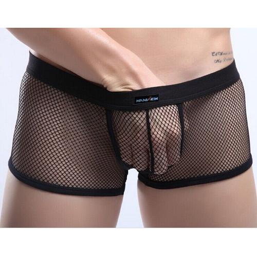 Boxer Transparent  Homme S M L Xl Xxl Erotique Thong Man Underwear 