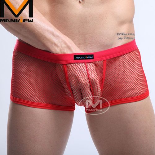 Boxer Transparent  Homme S M L Xl Xxl Erotique Thong Man Underwear 