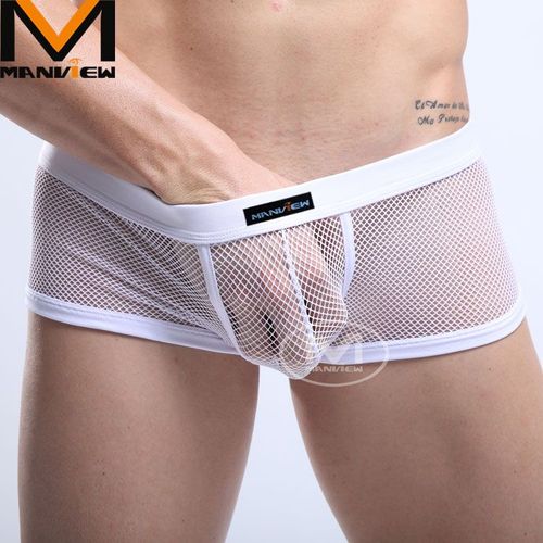 Boxer Transparent  Homme S M L Xl Xxl Erotique Thong Man Underwear 