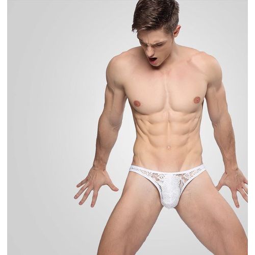 Slip String Dentelles S M L Xl Transparent Homme Thong Man Underwear