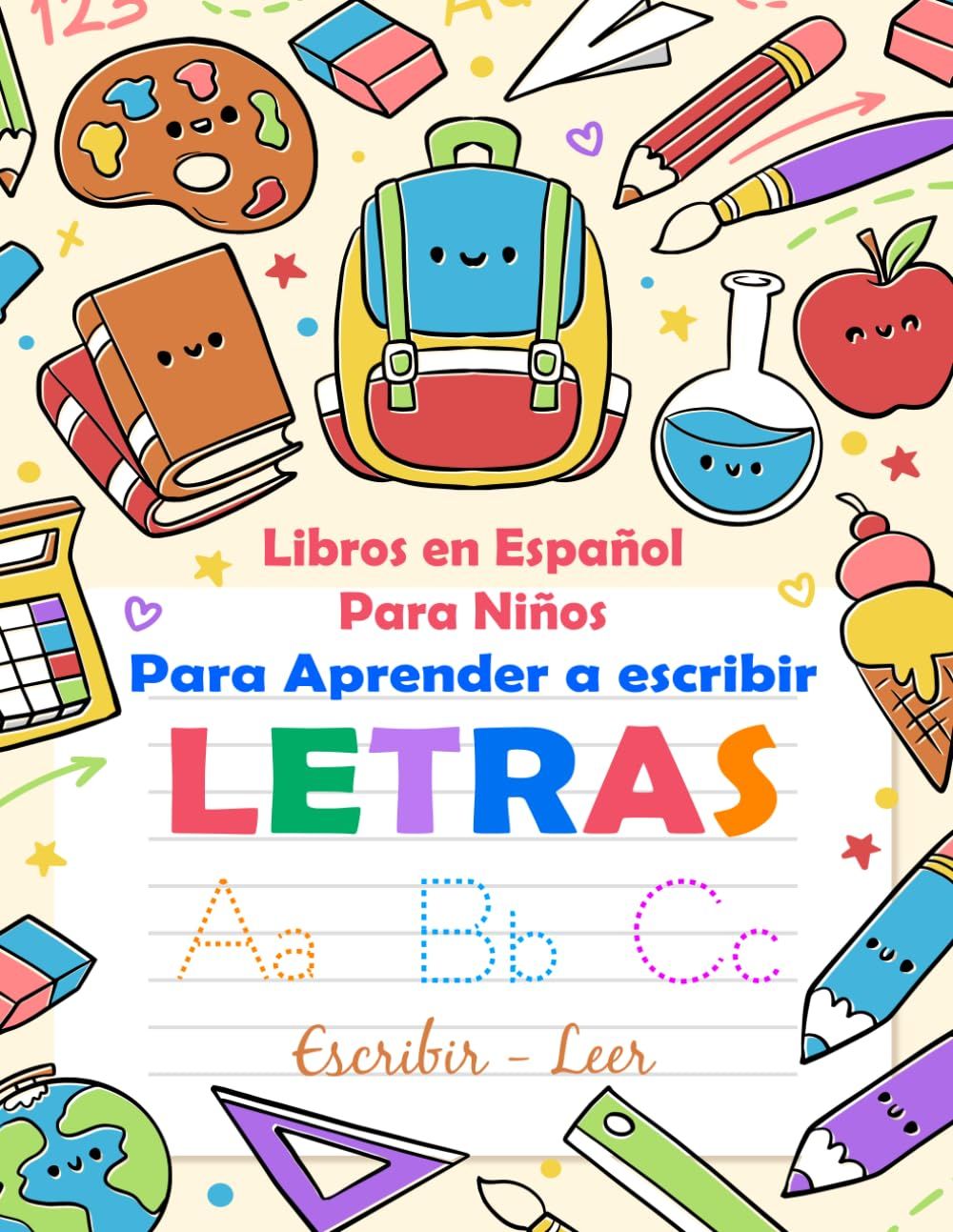 Libros en Español Para Niños para Aprender a Escribir Letras - Libro ...