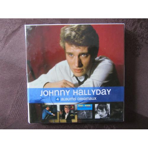 Coffret Johnny Hallyday 4 Albums Originaux : Salut Les Copains - L'idole Des Jeunes - Johnny, Reviens! - Generation Perdue