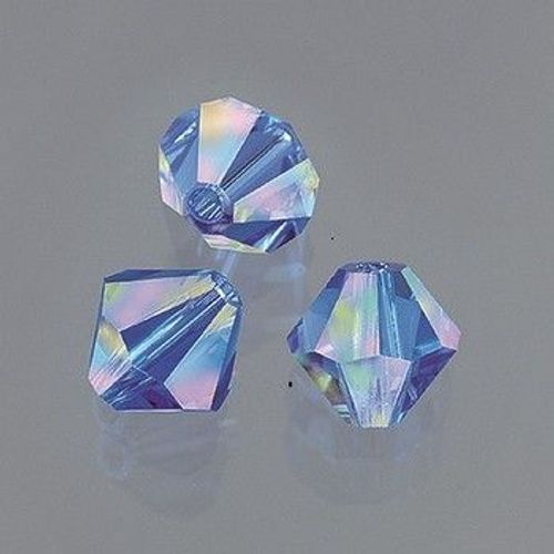 Perle Swarovski Toupie 4 Mm, Lot De 25 Perles En Verre Facetté