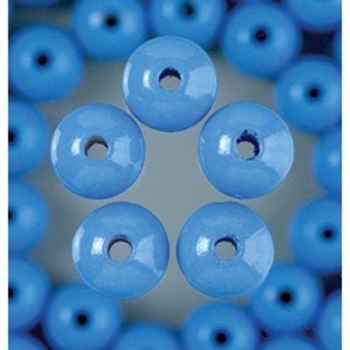 Lot De 30 Perles En Bois De Diamètre 12 Mm, Diam. De Perçage 3 Mm