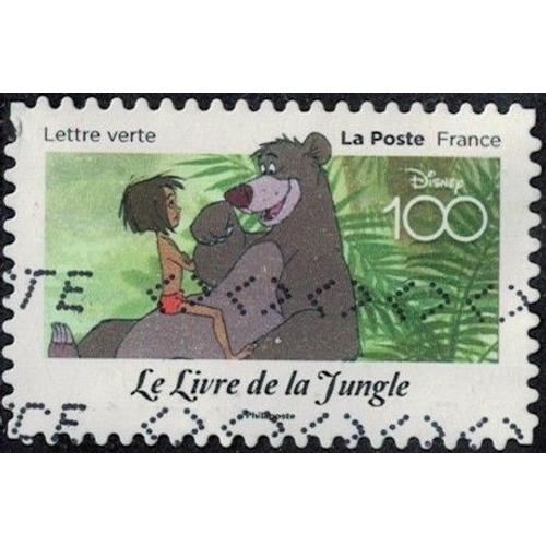 France 2023 Oblitéré Used Disney 100 Ans D'histoires À Partager Le Livre De La Jungle Y&t Fr 2331 Su